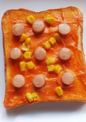 クリチとケチャップのトースト-レシピのメイン写真