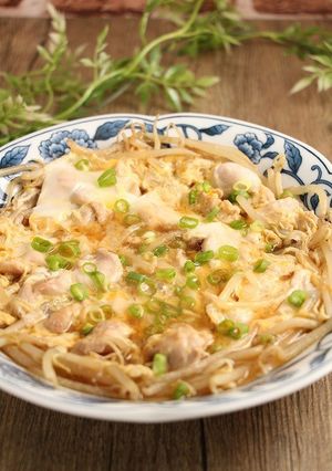 簡単！もやしの親子丼-レシピのメイン写真