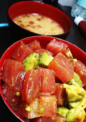 超簡単☆マグロとアボガドどんぶり-レシピのメイン写真