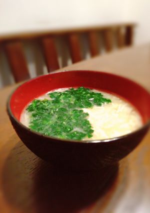 モロヘイヤの冷やし味噌汁-レシピのメイン写真