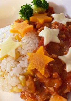 挽肉長芋のトマト煮込み(キーマカレー風)-レシピのメイン写真