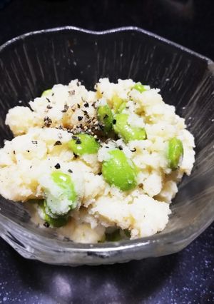チーズ風味の♪枝豆ポテトサラダ♡-レシピのメイン写真