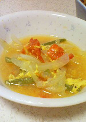 ☆トマトとインゲンの夏野菜スープ☆-レシピのメイン写真