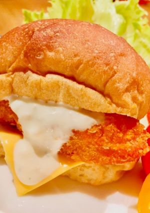 ブランパンでフィレオフィッシュバーガー♡-レシピのメイン写真