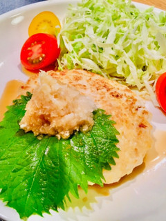 ふわっふわ♡ヘルシー山芋豆腐ハンバーグ♡-レシピのメイン写真