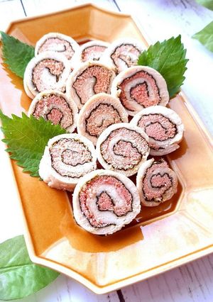 レンジでささみロール-レシピのメイン写真