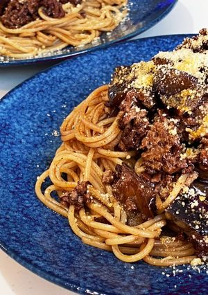 お肉ごろごろ☆茄子のボロネーゼ-レシピのメイン写真