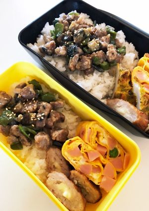 夏野菜とコロコロポークのぶっかけ飯☆-レシピのメイン写真