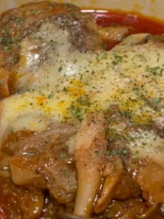 煮込みハンバーグ(トマトジュースで!)-レシピのメイン写真