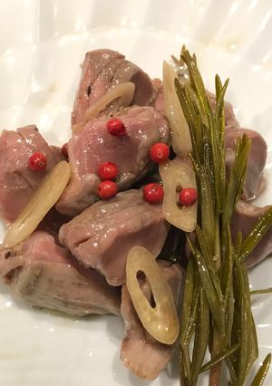 ホットクックで砂肝コンフィ-レシピのメイン写真