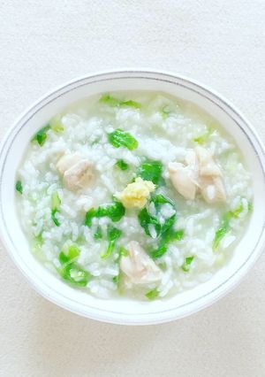 【朝がゆ】鶏と生姜の薬膳がゆ-レシピのメイン写真