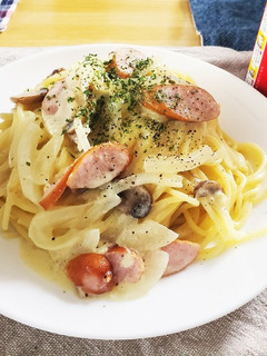 豆乳のクリームパスタ-レシピのメイン写真