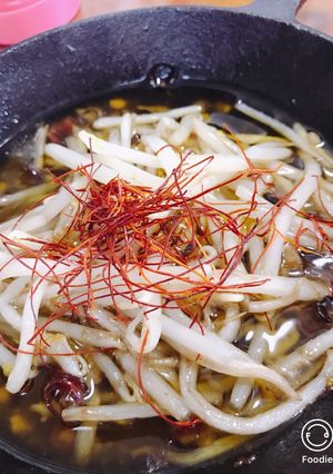 アヒージョ後のリメイク⭐︎ペペロンもやし-レシピのメイン写真