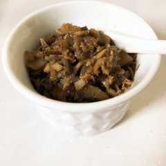 A picture of 鯖缶と舞茸の栄養満点ふりかけ.