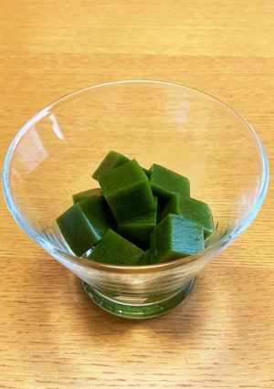 お濃茶・抹茶寒天-レシピのメイン写真