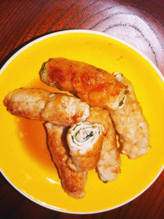 簡単豚ロース肉青じそ巻き/ポン酢がけ-レシピのメイン写真
