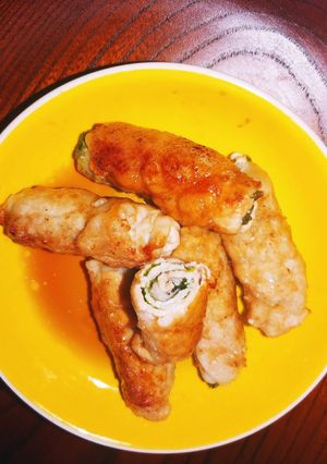 簡単豚ロース肉青じそ巻き/ポン酢がけ-レシピのメイン写真