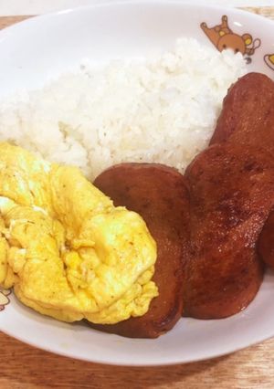 SPAM Eggs and Rice-レシピのメイン写真