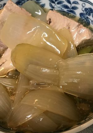 玉ねぎと鰹のあんかけ-レシピのメイン写真