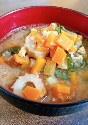 出汁いらずの酒粕入り味噌汁-レシピのメイン写真