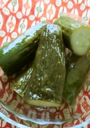 きゅうりの大量消費！すし酢でピクルスを☆-レシピのメイン写真