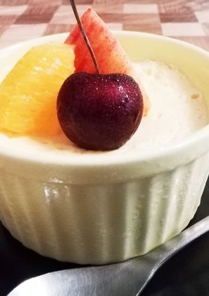 レンチンで簡単❤カップみりんチーズケーキ-レシピのメイン写真