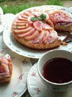 桃の香いっぱいのチーズケーキタルト-レシピのメイン写真