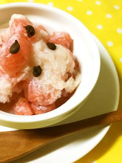 甘酒とすいかのミルクシャーベット-レシピのメイン写真