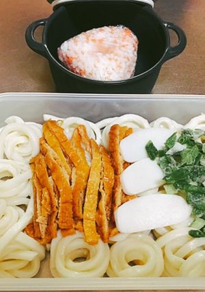 お弁当★ざるきつねうどん/記録用★-レシピのメイン写真