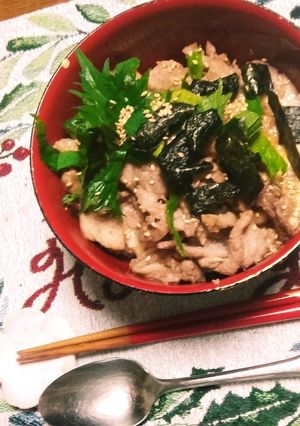 夏⛅のスタミナ満点❗とろろ芋の肉丼☺⛄☕-レシピのメイン写真