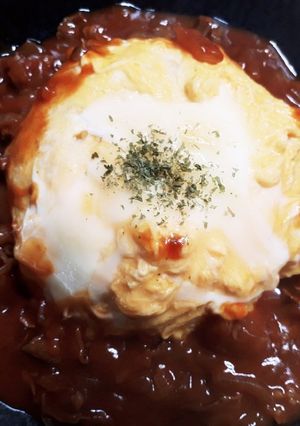 ハヤシライスリメイク☆超簡単オムシチュー-レシピのメイン写真