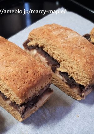 ノンオイル！あんクリチーの和風スコーン-レシピのメイン写真