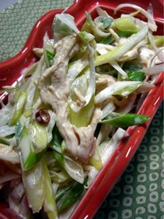 軟白ネギと蒸し鶏のサラダ-レシピのメイン写真