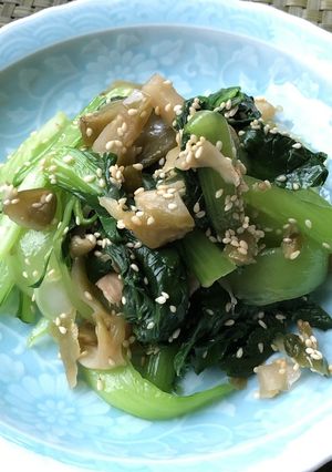 チンゲン菜のザーサイ和え-レシピのメイン写真