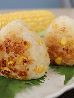 とうもろこし焼きおにぎり【JA遠州夢咲】-レシピのメイン写真