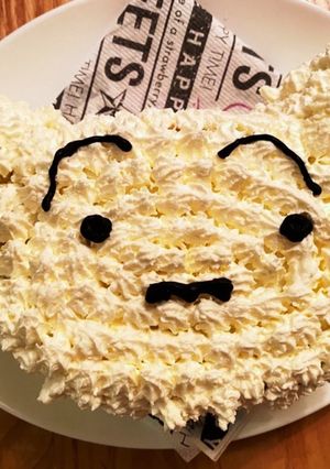 キャラケーキ☆クレヨンしんちゃんのシロ-レシピのメイン写真