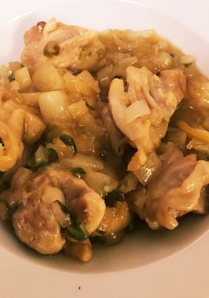 刻みらっきょうで鶏肉のとろとろ煮-レシピのメイン写真