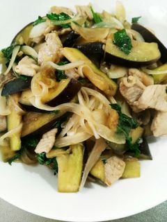 なすと豚肉のさっぱり炒め-レシピのメイン写真
