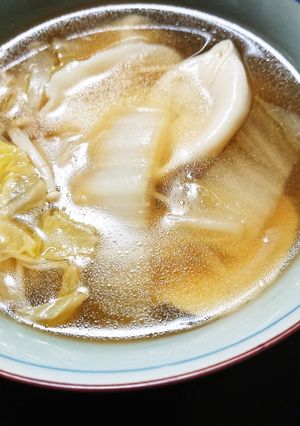 業スーえび餃子のスープ-レシピのメイン写真