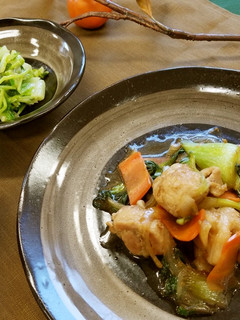 豚団子の花山椒炒め(健康食)-レシピのメイン写真