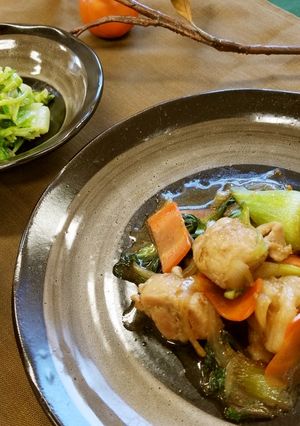 豚団子の花山椒炒め(健康食)-レシピのメイン写真
