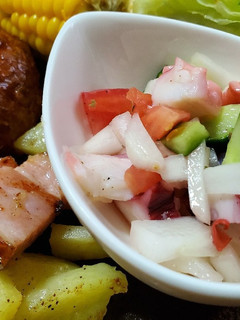 爽やか!夏野菜とタコの冷製サラダ~*-レシピのメイン写真