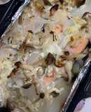 鮭と玉ねぎとしめじのホイル焼き