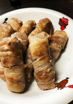 コンニャクの肉巻き-レシピのメイン写真