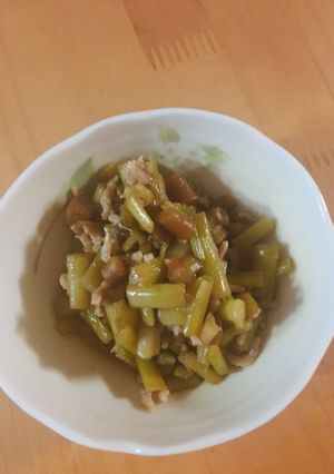 ニンニクの芽の煮物-レシピのメイン写真