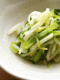 大根・きゅうり・生姜の酢の物♪-レシピのメイン写真