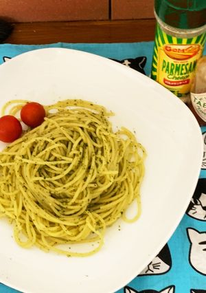 紫蘇胡麻ジェノベーゼパスタ-レシピのメイン写真