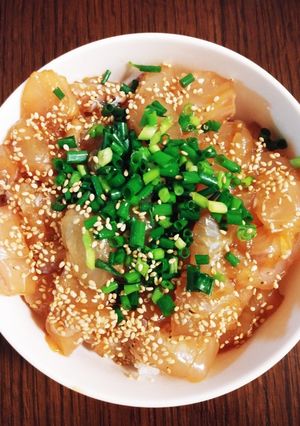 簡単✨美味しい✨ヒラメの漬け丼✨-レシピのメイン写真