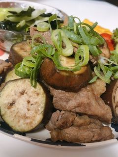 牛バラとナスの甘辛炒め-レシピのメイン写真