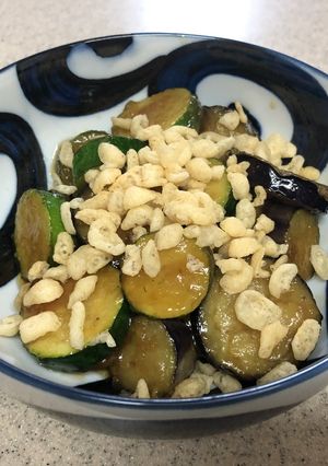 なすとズッキーニの揚げ焼き　天かすかけ-レシピのメイン写真